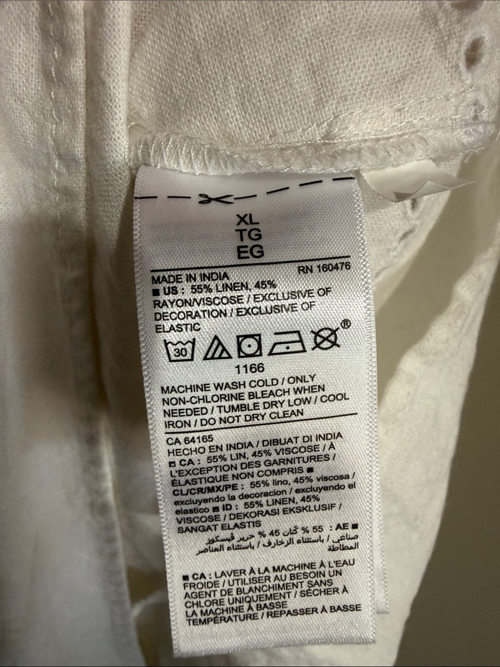 Old Navy White Eyelet Cotton Midi Sundress - Picture 3 of 6